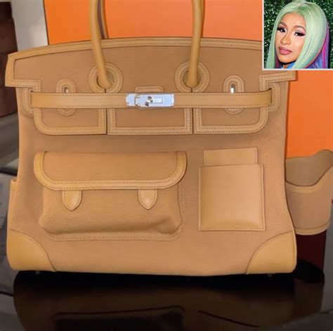 Cardi B Shows Off New Hermès Bag That She Paid 'Triple' for